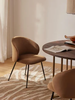 Sedia Imbottita In Velluto Luisa 2 Pz