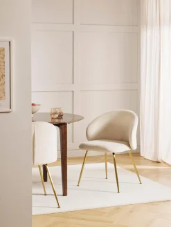 Sedia Imbottita In Velluto Luisa 2 Pz