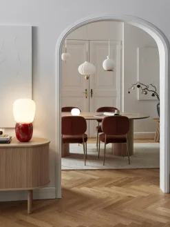 Sedia Imbottita In Velluto Viggo