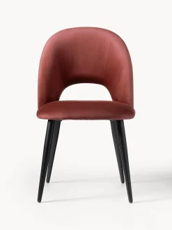 Sedia Imbottita In Velluto Rachel