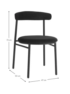 Sedia Imbottita In Velluto Doggi 2 Pz