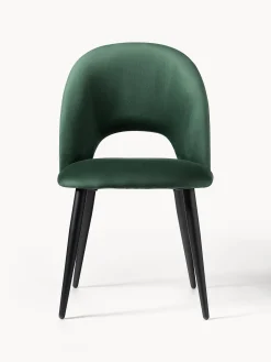 Sedia Imbottita In Velluto Rachel