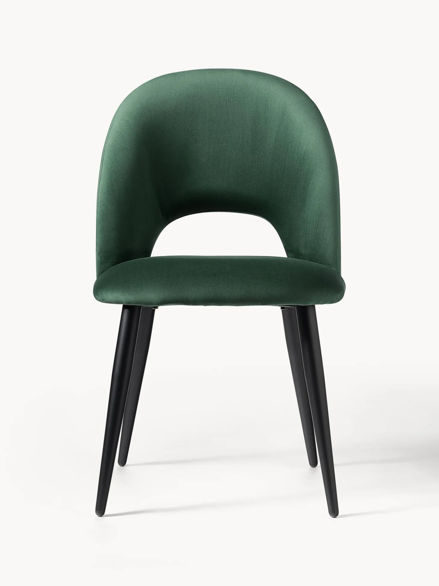 Sedia Imbottita In Velluto Rachel