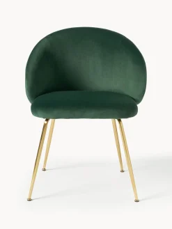 Sedia Imbottita In Velluto Luisa 2 Pz