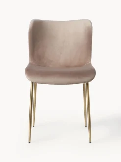 Sedia Imbottita In Velluto Tess