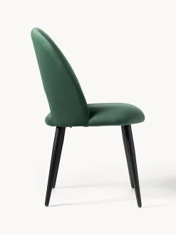 Sedia Imbottita In Velluto Rachel