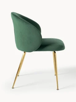 Sedia Imbottita In Velluto Luisa 2 Pz