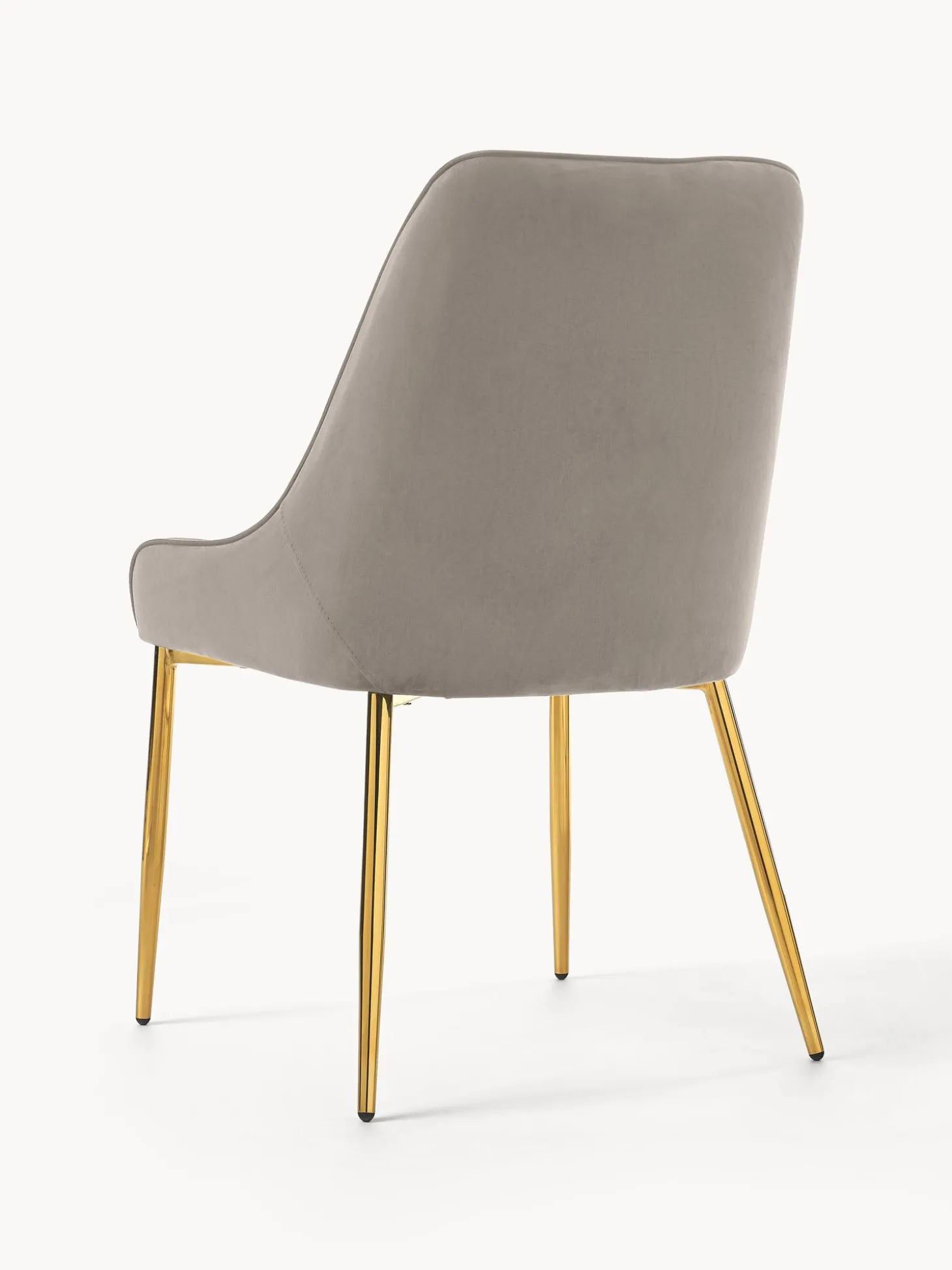 Sedia Imbottita In Velluto Ava