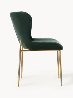 Sedia Imbottita In Velluto Tess