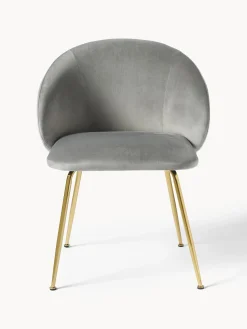 Sedia Imbottita In Velluto Luisa 2 Pz