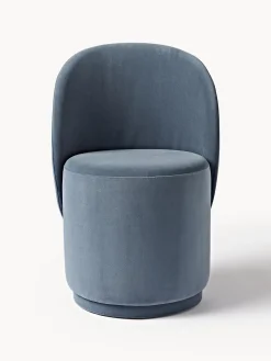 Sedia Imbottita In Velluto Zeyno