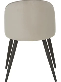 Sedia Imbottita In Velluto Amy 2 Pz