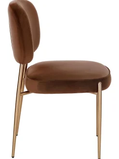 Sedia Imbottita In Velluto Viggo