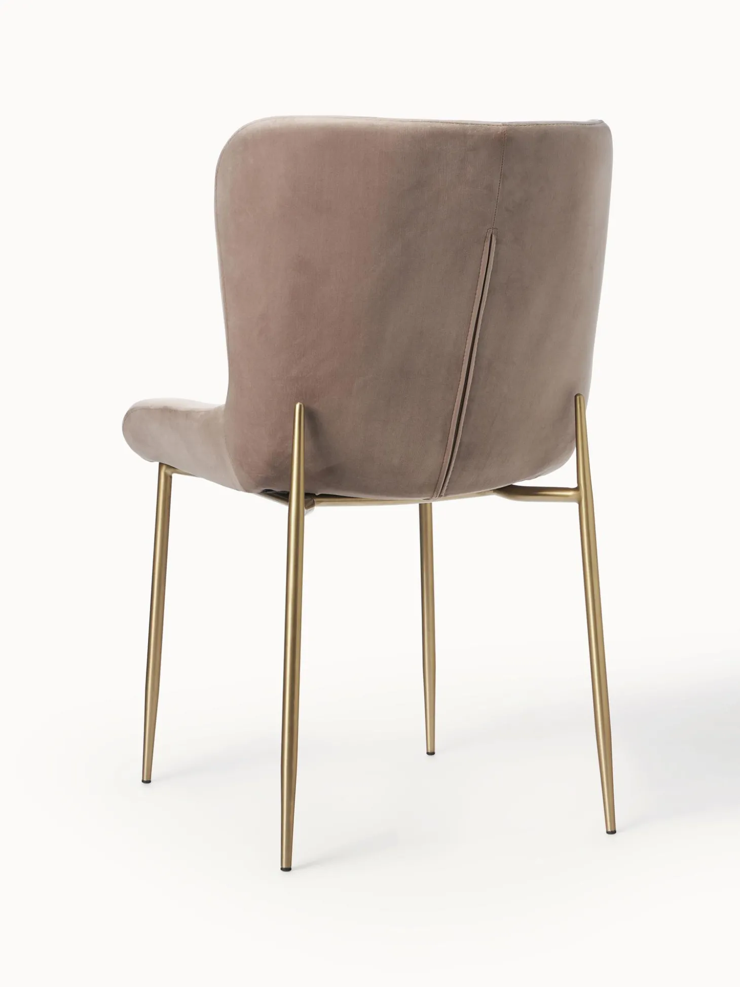 Sedia Imbottita In Velluto Tess