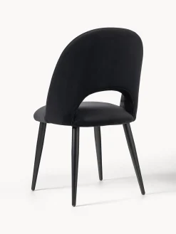 Sedia Imbottita In Velluto Rachel