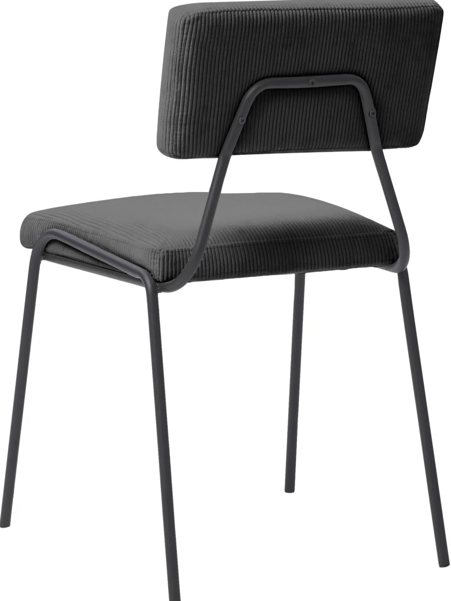 Sedia Imbottita In Velluto A Coste Mats 2 Pz