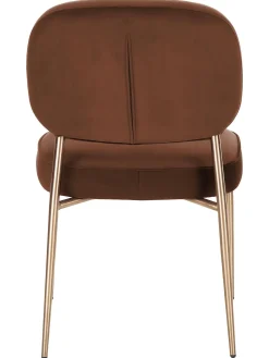 Sedia Imbottita In Velluto Viggo