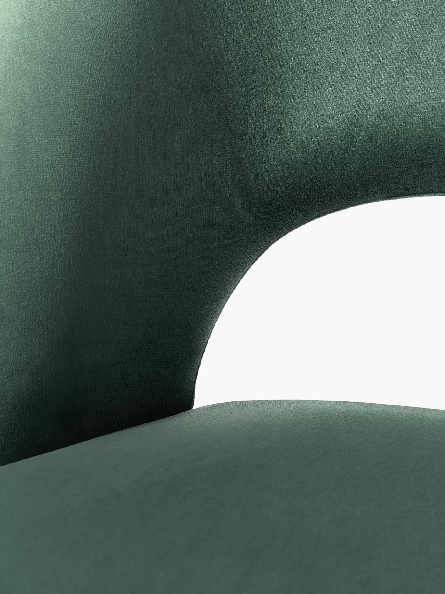 Sedia Imbottita In Velluto Rachel