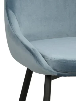 Sedia Imbottita In Velluto Sierra 2 Pz