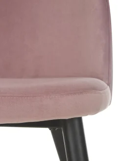 Sedia Imbottita In Velluto Amy 2 Pz