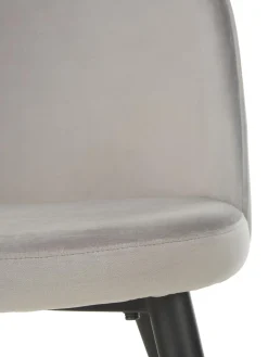 Sedia Imbottita In Velluto Amy 2 Pz