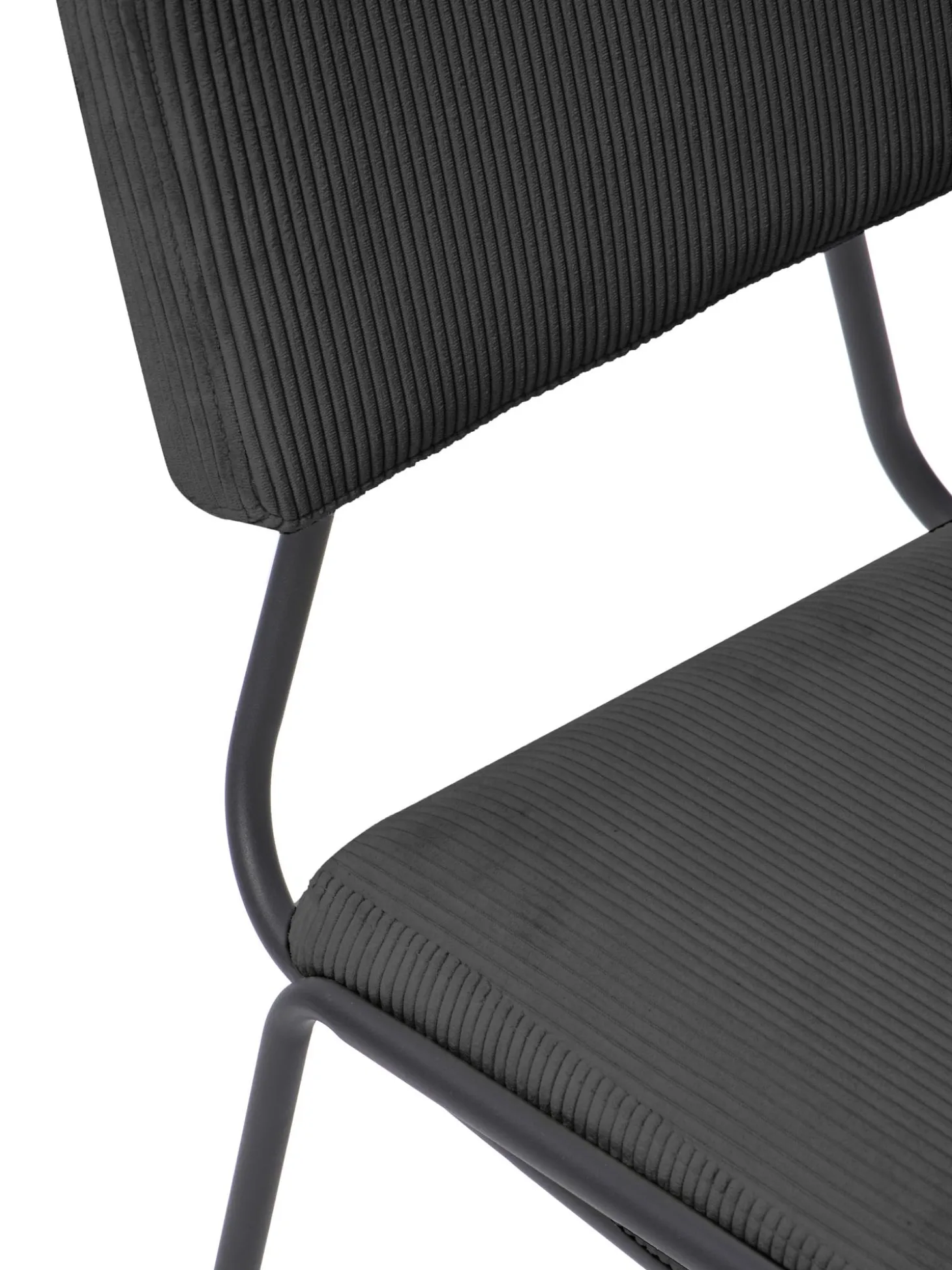 Sedia Imbottita In Velluto A Coste Mats 2 Pz