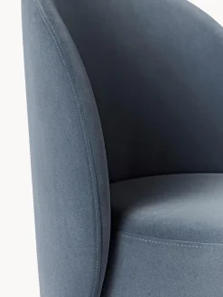 Sedia Imbottita In Velluto Zeyno