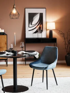 Sedia Imbottita In Velluto Sierra 2 Pz