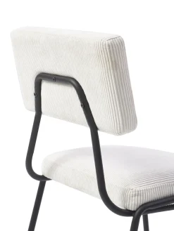 Sedia Imbottita In Velluto A Coste Mats 2 Pz