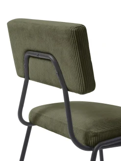 Sedia Imbottita In Velluto A Coste Mats 2 Pz