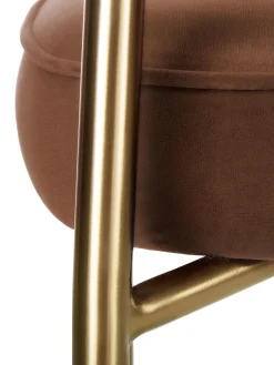 Sedia Imbottita In Velluto Viggo