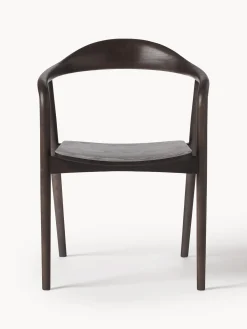 Sedia In Legno Con Braccioli Angelina