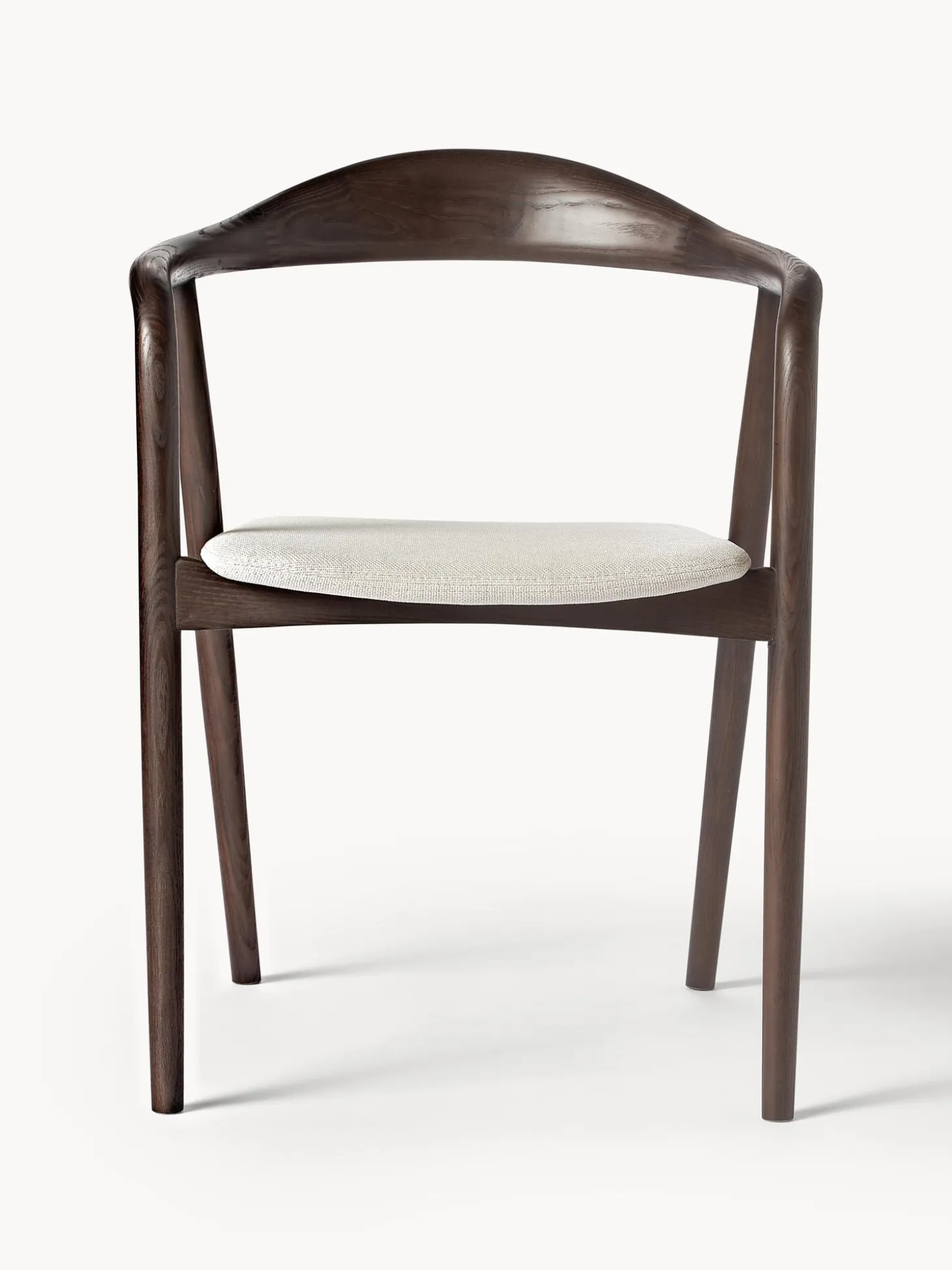 Sedia In Legno Con Braccioli E Cuscino Angelina