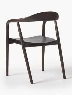 Sedia In Legno Con Braccioli Angelina