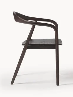 Sedia In Legno Con Braccioli Angelina