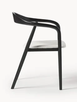 Sedia In Legno Con Braccioli E Cuscino Angelina