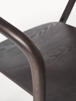 Sedia In Legno Con Braccioli Angelina