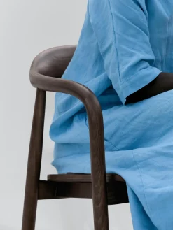 Sedia In Legno Con Braccioli Angelina