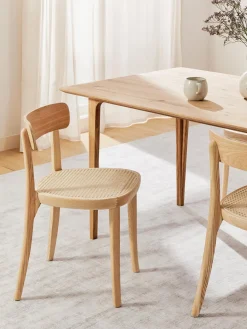 Sedia In Legno Con Intreccio Viennese Richie 2 Pz