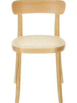 Sedia In Legno Con Intreccio Viennese Richie 2 Pz