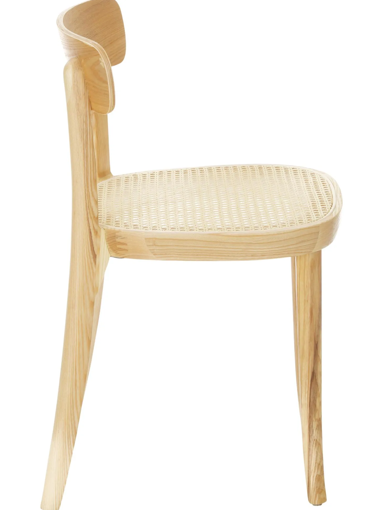 Sedia In Legno Con Intreccio Viennese Richie 2 Pz