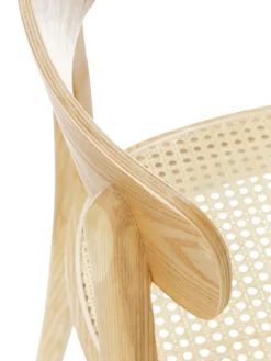 Sedia In Legno Con Intreccio Viennese Richie 2 Pz