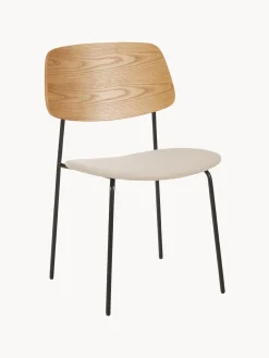 Sedia In Legno Con Seduta Imbottita Nadja 2 Pz