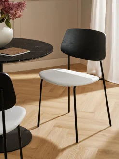 Sedia In Legno Con Seduta Imbottita Nadja 2 Pz