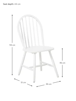 Sedia In Legno Design Windsor Megan 2 Pz