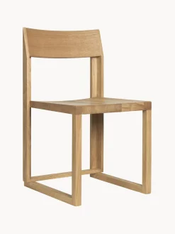 Sedia In Legno Di Quercia Outline