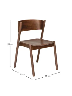 Sedia In Legno Oblique