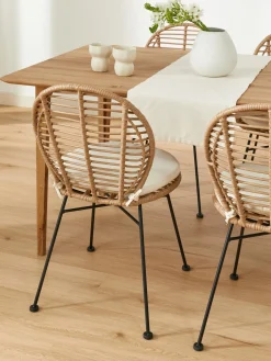 Sedia In Polirattan Con Cuscino Cordula 2 Pz