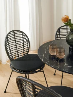 Sedia In Polirattan Con Cuscino Cordula 2 Pz