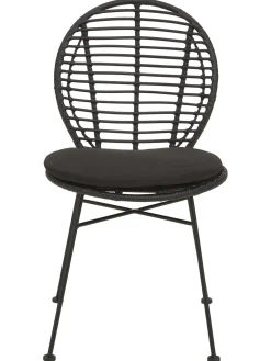 Sedia In Polirattan Con Cuscino Cordula 2 Pz